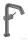 Hansgrohe Tecturis S 150 Coolstart Ecosmart+ mosdó csaptelep forgatható kifolyóval, click-clack leeresztővel, szálcsiszolt fekete króm 73360340