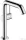 Hansgrohe TECTURIS S 210 hidegindításos, magasított mosdó csaptelep click-clack leeresztővel, króm 73364000