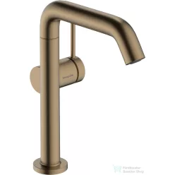   Hansgrohe TECTURIS S 210 hidegindításos, magasított mosdó csaptelep click-clack leeresztővel, szálcsiszolt bronz 73364140