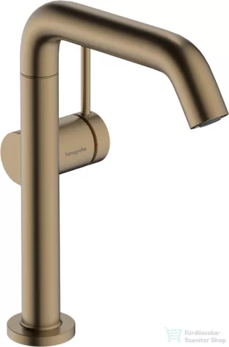 Hansgrohe TECTURIS S 210 hidegindításos, magasított mosdó csaptelep click-clack leeresztővel, szálcsiszolt bronz 73364140