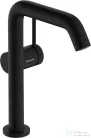 Hansgrohe TECTURIS S 210 hidegindításos, magasított mosdó csaptelep click-clack leeresztővel, matt fekete 73364670