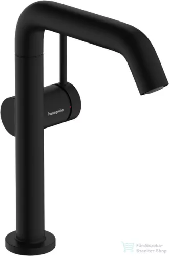 Hansgrohe TECTURIS S 210 hidegindításos, magasított mosdó csaptelep click-clack leeresztővel, matt fekete 73364670