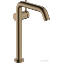   Hansgrohe Tecturis S 240 Coolstart Ecosmart+ magasított mosdó csaptelep click-clack leeresztővel,szálcsiszolt bronz 73370140