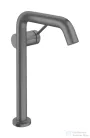 Hansgrohe Tecturis S 240 Coolstart Ecosmart+ magasított mosdó csaptelep click-clack leeresztővel, szálcsiszolt fekete króm 73370340