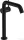 Hansgrohe Tecturis S 240 Coolstart Ecosmart+ magasított mosdó csaptelep click-clack leeresztővel,matt fekete 73370670