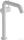 Hansgrohe Tecturis S 240 Coolstart Ecosmart+ magasított mosdó csaptelep click-clack leeresztővel,matt fehér 73370700