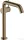 Hansgrohe Tecturis S 240 Coolstart magasított mosdó csaptelep leeresztő nélkül,csiszolt bronz 73372140