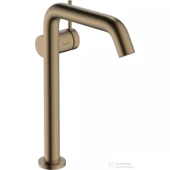   Hansgrohe TECTURIS S 240 hidegindításos, magasított mosdó csaptelep click-clack leeresztővel, szálcsiszolt bronz 73373140