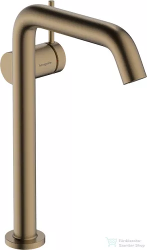 Hansgrohe TECTURIS S 240 hidegindításos, magasított mosdó csaptelep click-clack leeresztővel, szálcsiszolt bronz 73373140