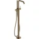 Hansgrohe Tecturis S szabadonálló kádöltő csaptelep alaptest nélkül,zuhanyszettel,szálcsiszolt bronz 73440140