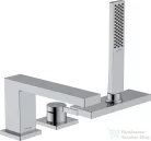 Hansgrohe Tecturis E 3 üléses kádtöltő csaptelep zuhanyszettel,alaptest nélkül,króm 73443000