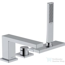   Hansgrohe Tecturis E 3 üléses kádtöltő csaptelep zuhanyszettel,alaptest nélkül,króm 73443000