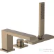 Hansgrohe Tecturis E 3 üléses kádtöltő csaptelep zuhanyszettel,alaptest nélkül,szálcsiszolt bronz 73443140