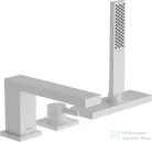 Hansgrohe Tecturis E 3 üléses kádtöltő csaptelep zuhanyszettel,alaptest nélkül,matt fehér 73443700