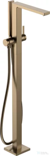 Hansgrohe Tecturis E szabadonálló kádöltő csaptelep alaptest nélkül,zuhanyszettel,szálcsiszolt bronz 73445140