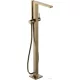 Hansgrohe Tecturis E szabadonálló kádöltő csaptelep alaptest nélkül,zuhanyszettel,szálcsiszolt bronz 73445140