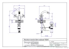 Bugnatese RODOS bidet csaptelep automata leeresztővel,matt fehér 7344BI