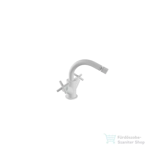 Bugnatese RODOS bidet csaptelep click-clack leeresztővel,matt fehér 7344SCBI