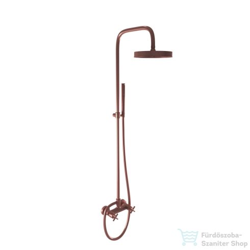 Bugnatese RODOS zuhanyrendszer 22,5 cm-es fejzuhannyal,zuhanyszettel,rame 7347CRA