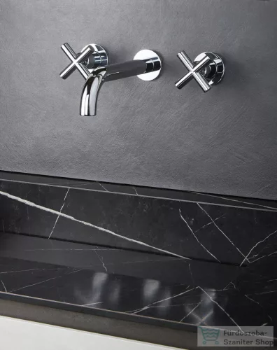 Bugnatese RODOS falsík alatti mosdó csaptelep 19 cm-es kifolyóval,click-clack leeresztővel,króm 7365SCCR