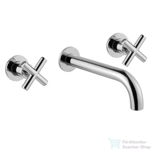 Bugnatese RODOS falsík alatti mosdó csaptelep 19 cm-es kifolyóval,click-clack leeresztővel,króm 7365SCCR