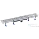 Sapho POLYSAN INDY padlóösszefolyó, inox ráccsal, superflow, DN50, 910x122x65mm (73661)