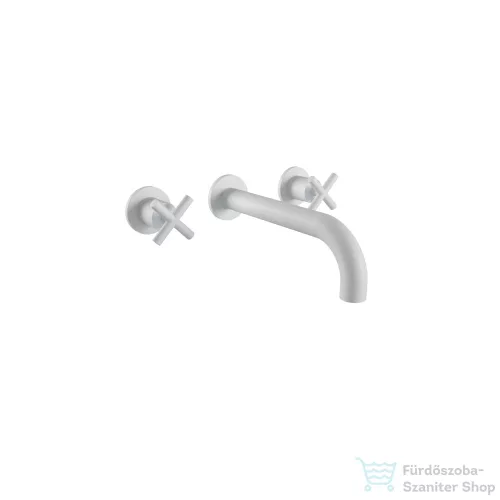 Bugnatese RODOS falsík alatti mosdó csaptelep 22 cm-es kifolyóval,click-clack leeresztővel,matt fehér 7369SCBI