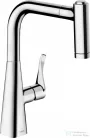 Hansgrohe METRIS M71 mosogató csaptelep 220, kihúzható zuhanyfejjel,2 jet,S-Box, króm 73800000