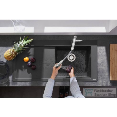 Hansgrohe METRIS M71 mosogató csaptelep 220, kihúzható zuhanyfejjel,2 jet,S-Box, króm 73800000