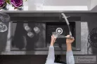 Hansgrohe METRIS M71 mosogató csaptelep 220, kihúzható zuhanyfejjel,2 jet,S-Box, króm 73800000