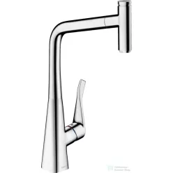   Hansgrohe METRIS Select M71 320 kihúzható fejes mosogató csaptelep,SBox, króm 73803000