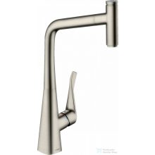   Hansgrohe METRIS Select M71 kihúzható fejes mosogató csaptelep 220,1 jet,SBox, rozsdamentes acél hatású 73803800