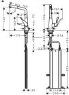 Hansgrohe METRIS M71 320 kihúzható fejes mosogató csaptelep,SBox, króm 73812000