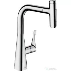   Hansgrohe METRIS Select M71 240 kihúzható fejes mosogató csaptelep 2 jet,SBox, króm 73817000