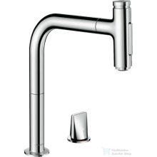   Hansgrohe TALIS M71 egykaros 2 lyukú mosogató csaptelep kihúzható fejjel, króm 73818000