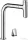 Hansgrohe TALIS M71 egykaros 2 lyukú mosogató csaptelep kihúzható fejjel, króm 73818000