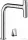 Hansgrohe METRIS Select M71 2 lyukú egykaros konyhai csaptelep 200, kihúzható zuhanyfejjel, 2 jet, króm 73819000
