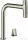 Hansgrohe METRIS Select M71 2 lyukú egykaros konyhai csaptelep 200, kihúzható zuhanyfejjel, 2 jet, rozsdamentes acél hatású 73819800