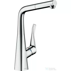   Hansgrohe METRIS M71 320 Eco kihúzható fejes mosogató csaptelep,SBox, króm 73828000
