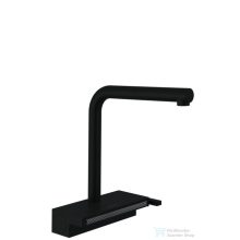   Hansgrohe AQUANO SELECT M81 2 jet S-Box mosogató csaptelep kihúzható fejjel, matt fekete 73830670