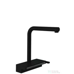  Hansgrohe AQUANO SELECT M81 2 jet S-Box mosogató csaptelep kihúzható fejjel, matt fekete 73830670