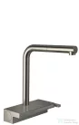 Hansgrohe AQUANO SELECT M81 2 jet S-Box mosogató csaptelep kihúzható fejjel, nemesacél felület 73830800