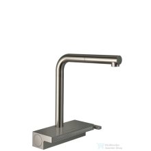   Hansgrohe AQUANO SELECT M81 2 jet S-Box mosogató csaptelep kihúzható fejjel, nemesacél felület 73830800