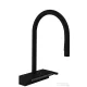 Hansgrohe AQUANO SELECT M81 3 jet S-Box mosogató csaptelep kihúzható fejjel, matt fekete 73831670
