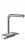 Hansgrohe AQUANO SELECT M81 2 jet 250 mosogató csaptelep kihúzható fejjel, króm 73836000