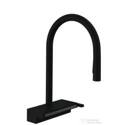   Hansgrohe AQUANO SELECT M81 3 jet 170 mosogató csaptelep kihúzható fejjel, matt fekete 73837670