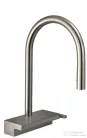 Hansgrohe AQUANO SELECT M81 3 jet 170 mosogató csaptelep kihúzható fejjel, nemesacél felület 73837800