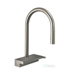   Hansgrohe AQUANO SELECT M81 3 jet 170 mosogató csaptelep kihúzható fejjel, nemesacél felület 73837800