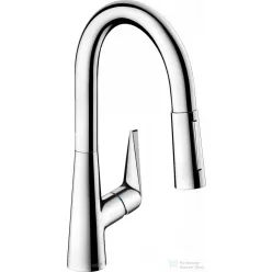   Hansgrohe Talis M51 160 mosogató csaptelep kihúzható fejjel, 2 jet, sBox, króm 73850000