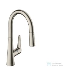   Hansgrohe TALIS M51 S-Box egykaros mosogató csaptelep 200, kihúzható zuhanyfejjel,2 jet, rozsdamentes acél hatású 73851800